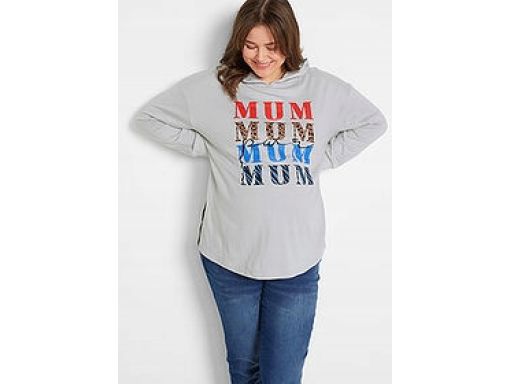 B.P.C miękka bluza ciążowa z nadrukiem ^40/42