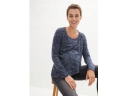 B.P.C bluzka ciążowa dzianinowa wzór melanżu 52/54.