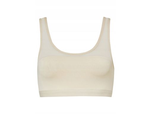 B.P.C miękki biustonosz piaskowy bez usztywnień 42.