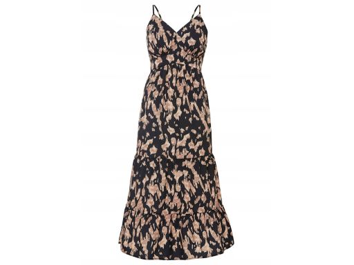 B.P.C sukienka midi na ramiączka nadruk r.46