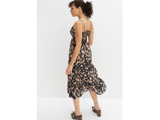 B.P.C sukienka midi na ramiączka nadruk r.46