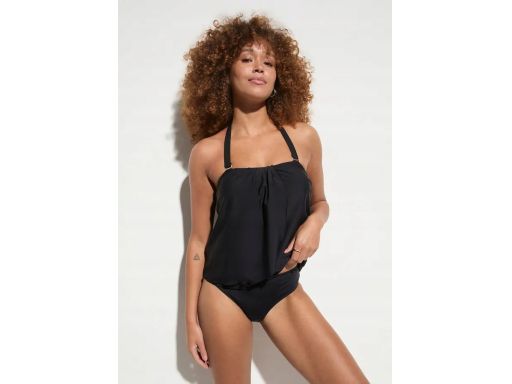 B.P.C czarne tankini z odpinanymi ramiączkami i czarnymi figami ^46
