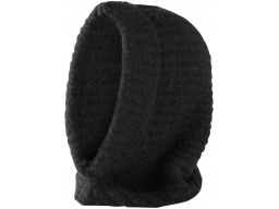 B.P.C. komin z kapturem czarny dzianinowy uniwersalny.