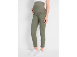 B.P.C spodnie ciążowe jeansy 7/8 postrzępione nogawki r.44