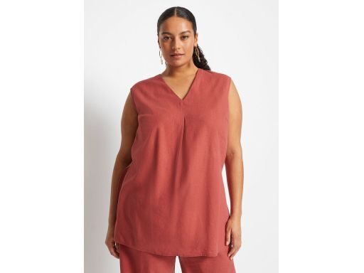 B.P.C lniana bluzka bez rękawów ^38