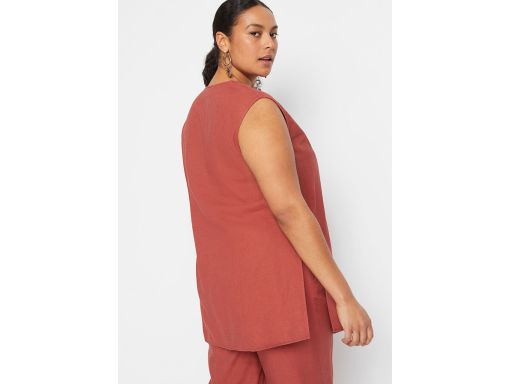 B.P.C lniana bluzka bez rękawów ^38