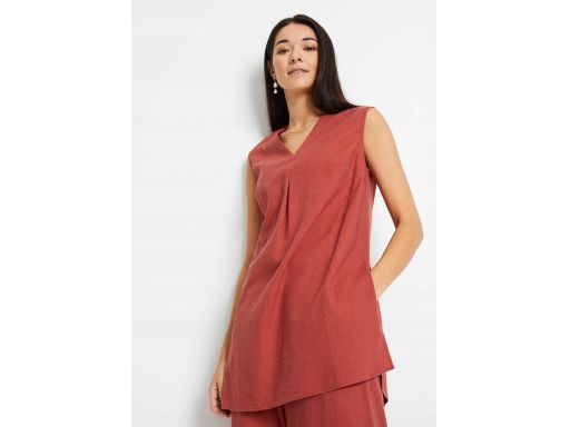 B.P.C lniana bluzka bez rękawów ^38
