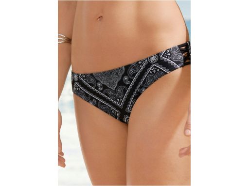 B.P.C bikini bralette czarne we wzory 44.