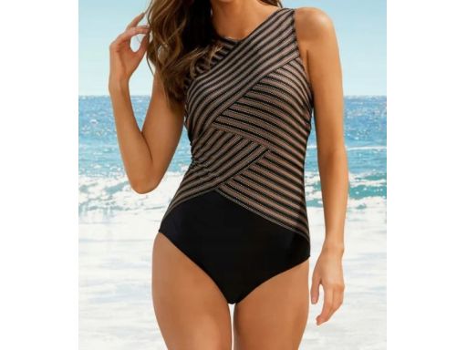 B.P.C kostium jednoczęściowy modelujący z nadrukiem ^50