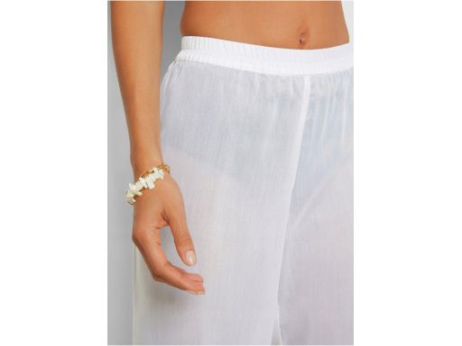*B.P.C spodnie białe z haftem plażowe r.38