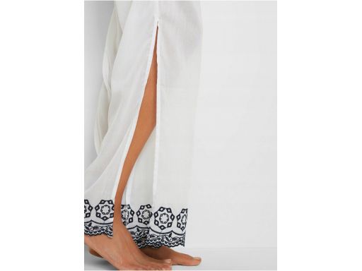 *B.P.C spodnie białe z haftem plażowe r.38