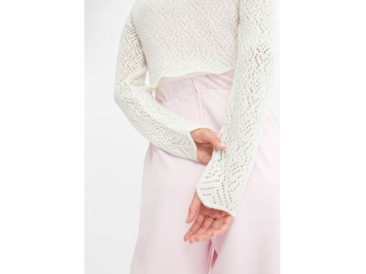 B.P.C sweter kopertowy ażurowy bolerko dzianinowe 44/46.