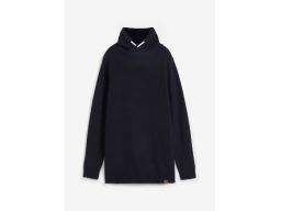 B.P.C granatowy sweter z szalowym kołnierzem ^48/50