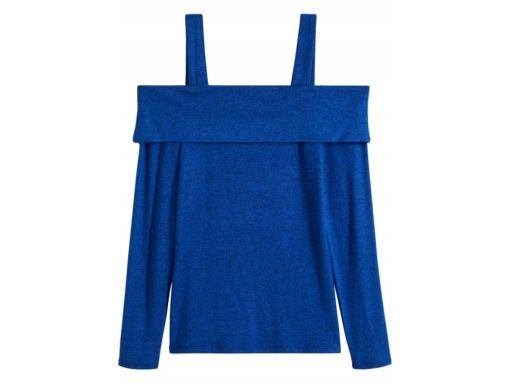 B.P.C sweter odkryte ramiona niebieski r.52/54