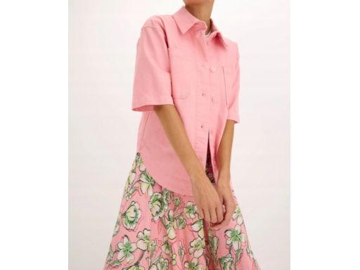 B.P.C koszulo-kurtka różowa z krótkim rękawem 48.