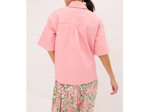 B.P.C koszulo-kurtka różowa z krótkim rękawem 48.