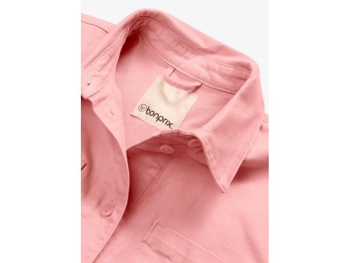 B.P.C koszulo-kurtka różowa z krótkim rękawem 48.