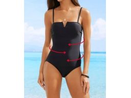 B.P.C kostium kąpielowy czarny 38.