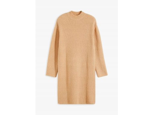 B.P.C sukienka dzianinowa beżowa prosta 40/42.