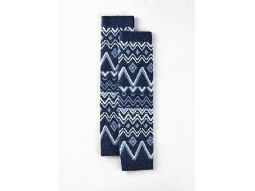 B.P.C ocieplacze dzianinowe granatowe we wzory ^uniwersalne