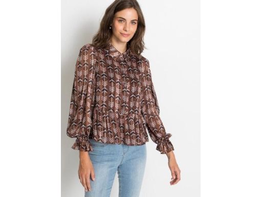 B.P.C bluzka koszulowa nadruk ^46