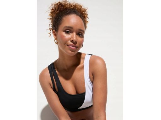 B.P.C bikini czarno-białe modne z wycięciami r.38