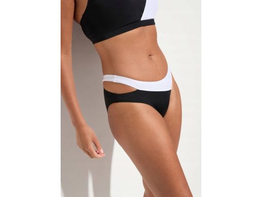 B.P.C bikini czarno-białe modne z wycięciami r.38