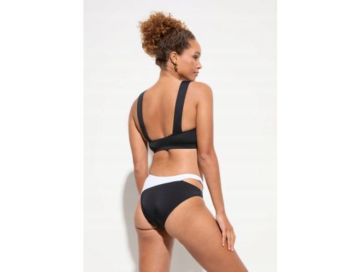 B.P.C bikini czarno-białe modne z wycięciami r.38