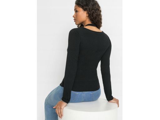 B.P.C bluzka czarna 2w1 32/34.