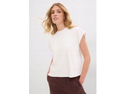 B.P.C t-shirt śmietankowy damski r.40/42