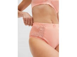 B.P.C. 2-pak majtki figi maxi z koronką pomarańczowe i łososiowe 44/46