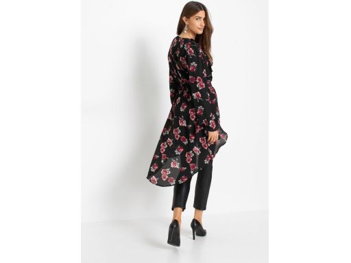 B.P.C długa tunika narzutka z szyfonu r.40