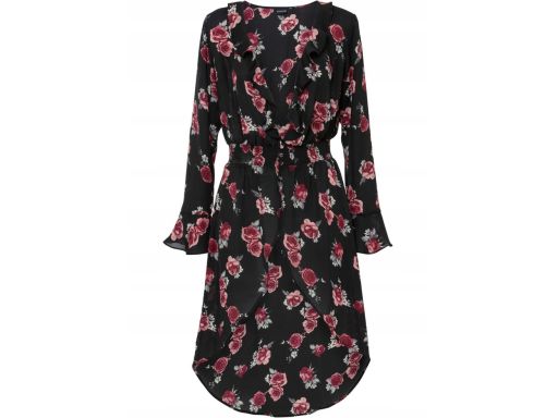 B.P.C długa tunika narzutka z szyfonu r.40