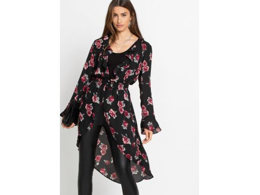 B.P.C długa tunika narzutka z szyfonu r.40