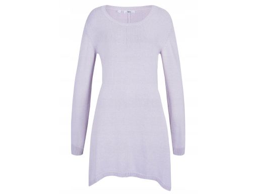 B.P.C sweter bawełniany lila dłuższy 36/38.