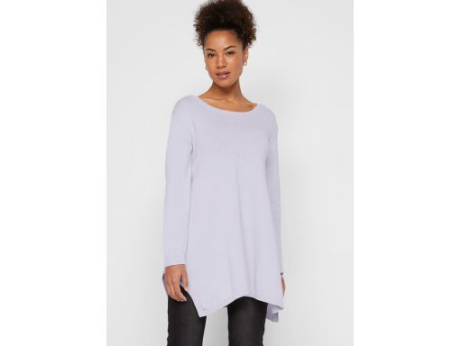 B.P.C sweter bawełniany lila dłuższy 36/38.