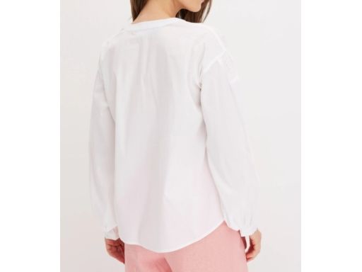 B.P.C biała bluzka koszula lekko dłuższy tył bawełniana ^50