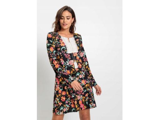 B.P.C sukienka we wzór koronka r.40/42