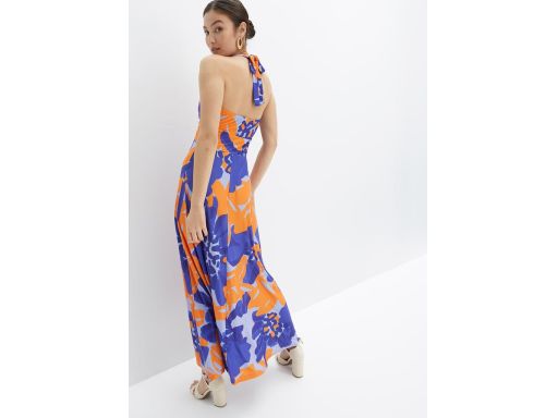 AG9801 sukienka z dekoltem halter kolorowa r.40/42