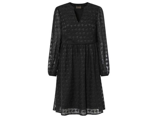 B.P.C czarna sukienka żakardowa PREMIUM r.38