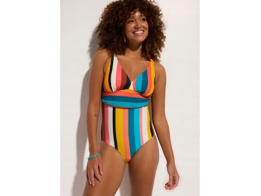 B.P.C kostium jednoczęściowy w kolorowe paski r.42