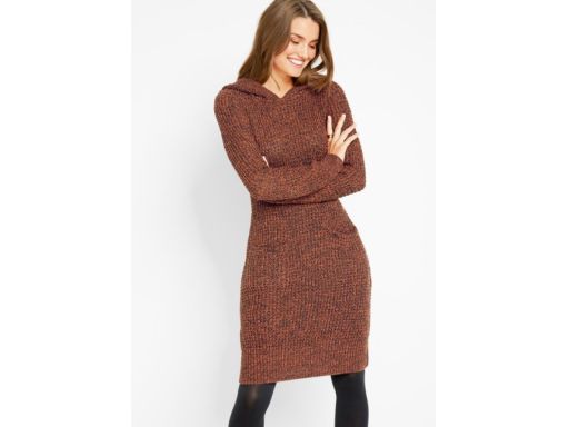 B.P.C dzianinowa sukienka z kapturem r.40/42
