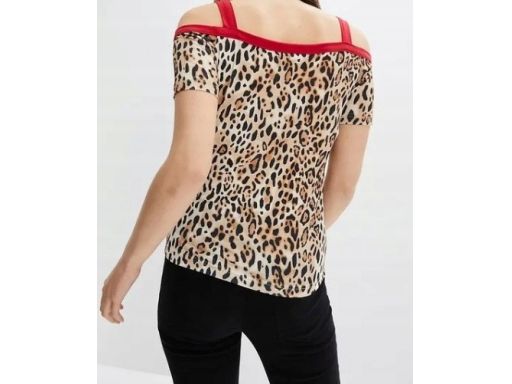 B.P.C bluzka z odkrytymi ramionami cętki r.36/38