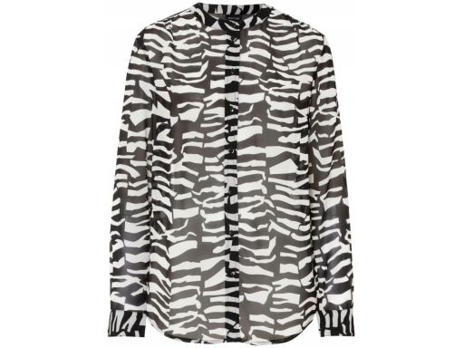 B.P.C bluzka czarno-biała szyfonowa r.42