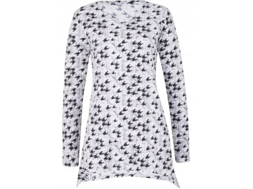 B.P.C bluzka asymetryczna nadruk r.36/38