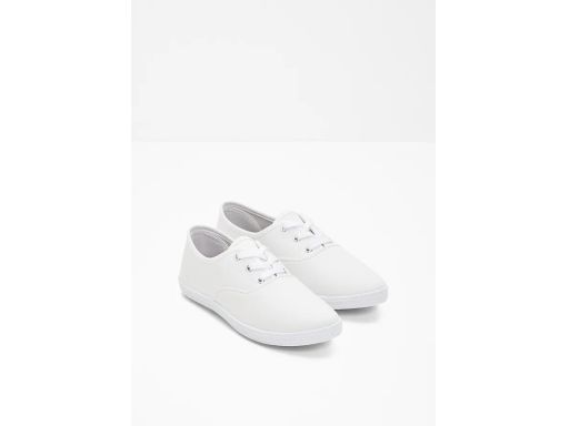 B.P.C trampki materiałowe damskie białe sneakersy 40.