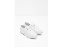 B.P.C trampki materiałowe damskie białe sneakersy 40.