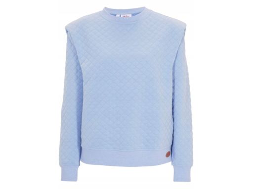 B.P.C modna bluza damska pikowana niebieska r.56/58