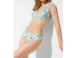 B.P.C bikini wzorzyste białe 40.