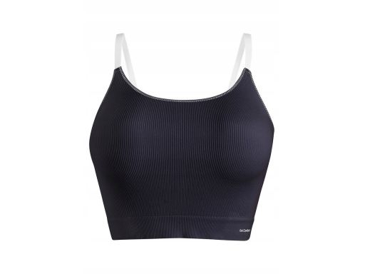 B.P.C biustonosz bustier Feel Comfort bezszwowy czarny prążkowany r.S